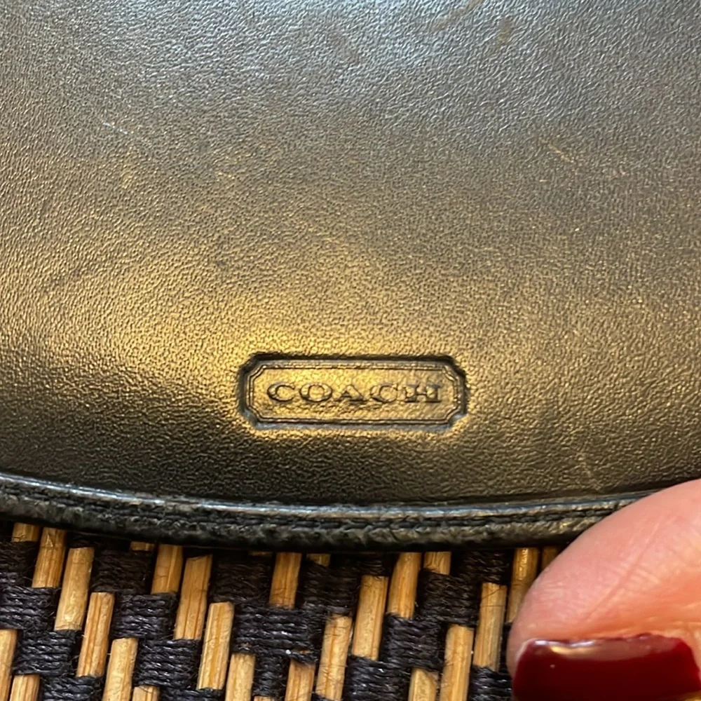 Vintage Coach Madison collection Leather card case wallet 4484 made in Italy